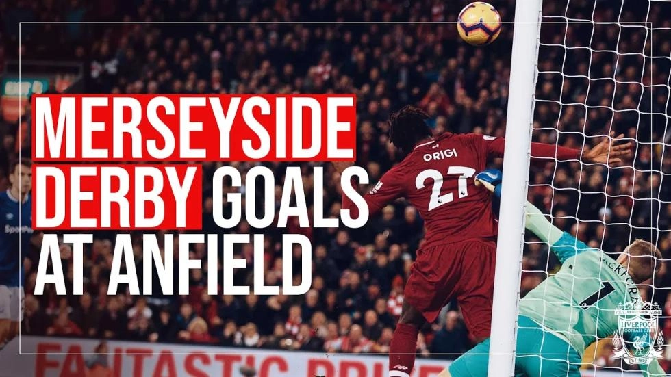 Watch 20 of Liverpool's Premier League derby goals at Anfield