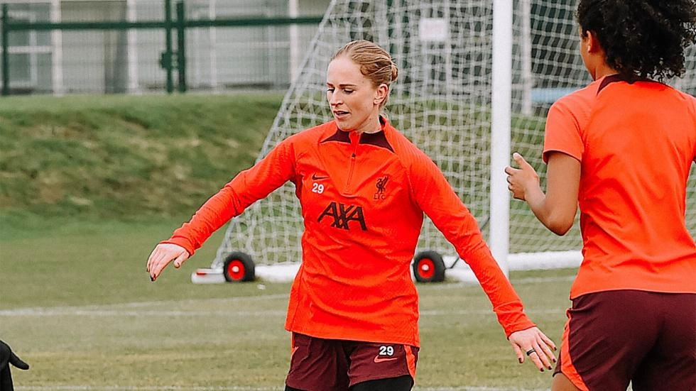 Photos: Dowie trains as LFC Women prepare for Reading clash