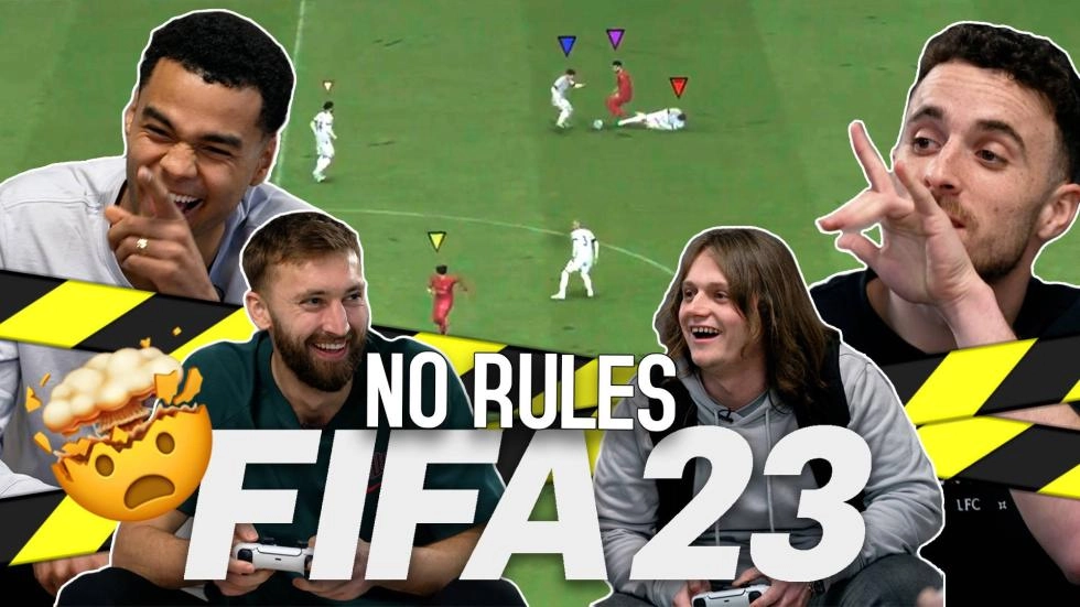 Watch | No Rules FIFA with Jota, Gakpo, Phillips and Webster