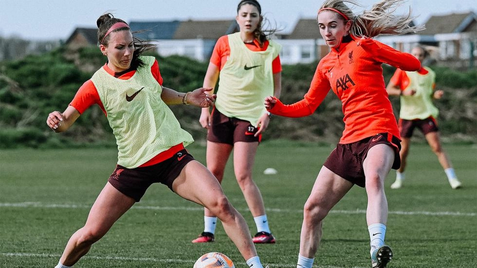 Training photos: LFC Women step up preparations for Merseyside derby