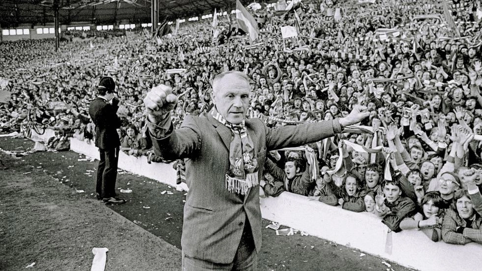 50 years ago: The Kop salutes Bill Shankly as he lifts last league title at Liverpool