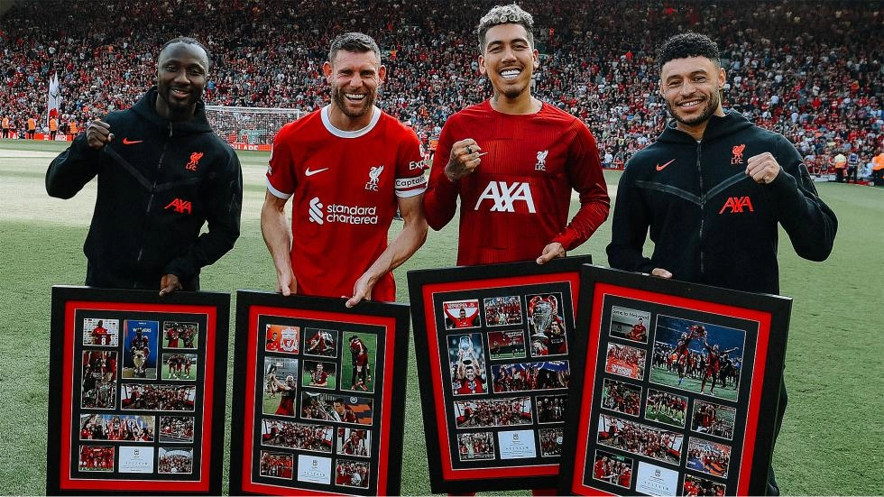 Special tributes as Anfield bids farewell to Firmino, Keita, Milner and Oxlade-Chamberlain