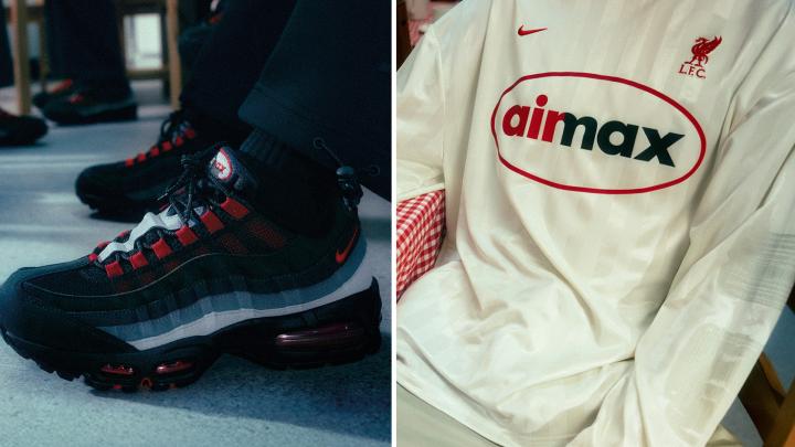 【新品】 リバプールFC エアーマックス ダグアウトジャケット AirMax L NIKE Liverpool FC M NK AU SATIN DUGOUT JKT SE BLACK/GYM RED