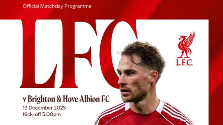 リバプール対ブライトンのマッチデープログラムを手に入れよう