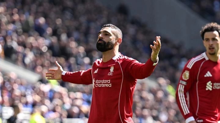 Mohamed Salah equals record for most Premier League Merseyside derby goals