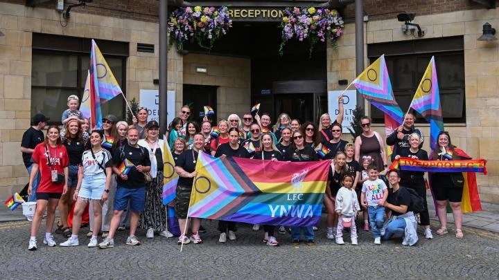 Gallery: LFC joins Liverpool Pride march 2026