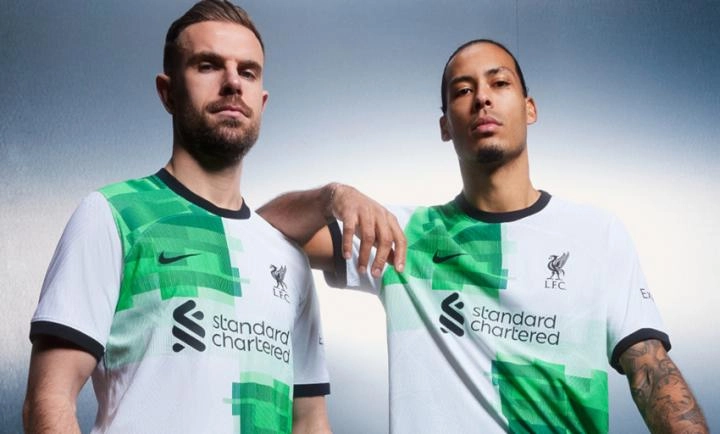 Inside Away Kit Launch: Fresh look as Liverpool stars model 23/24 shirt! 