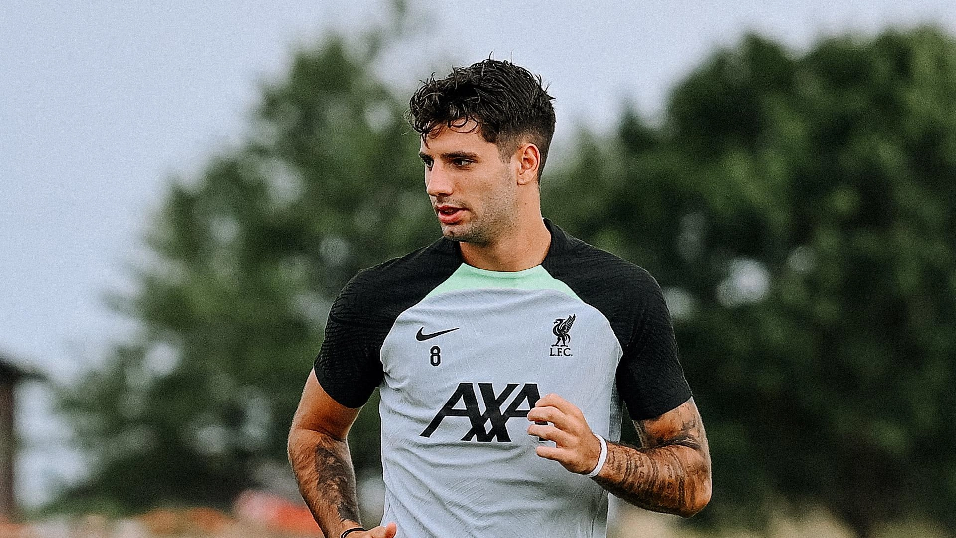 Liverpool midfielder Dominik Szoboszlai.