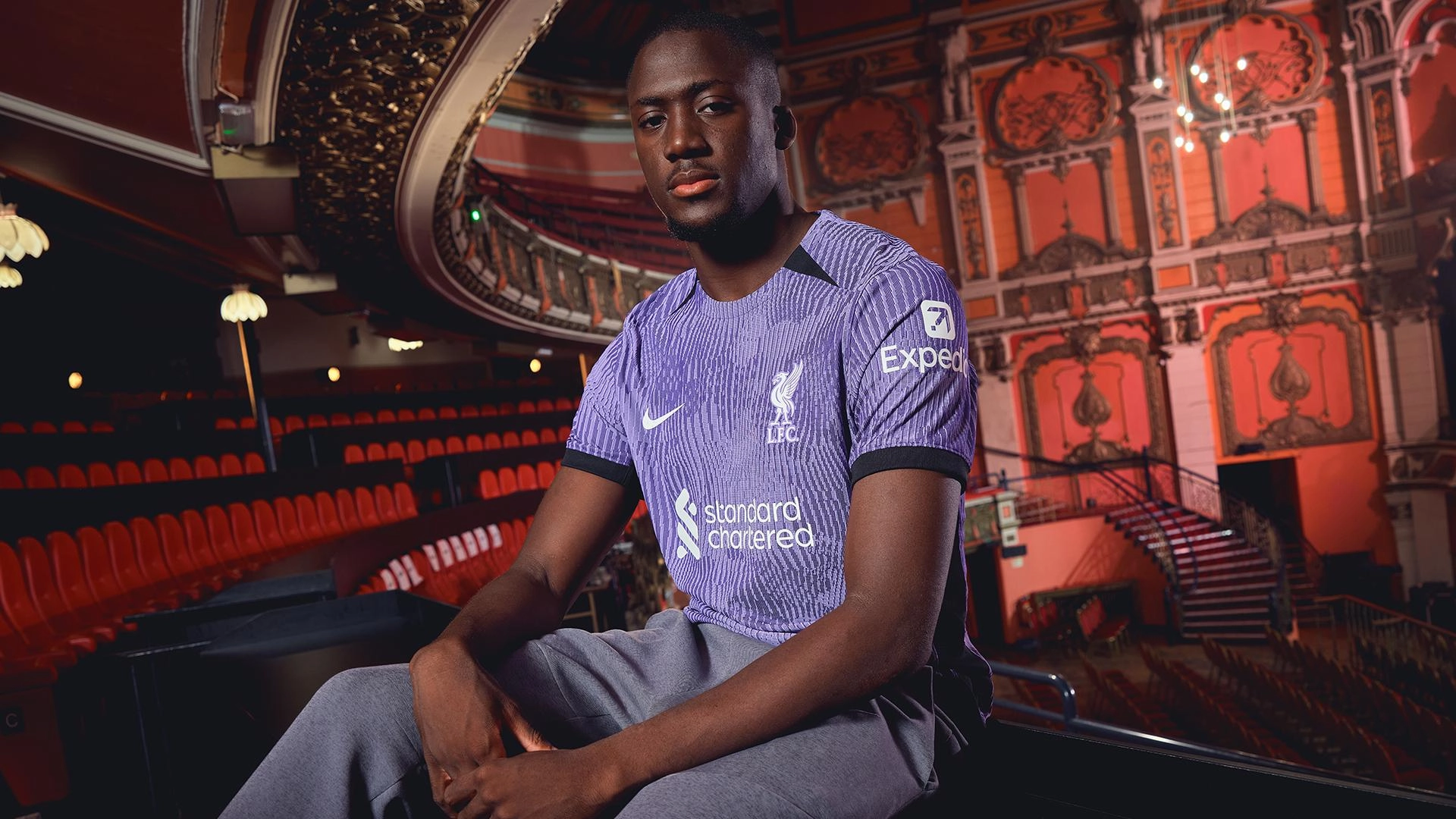 Purple Nike Liverpool FC 2023/24 Third Shirt