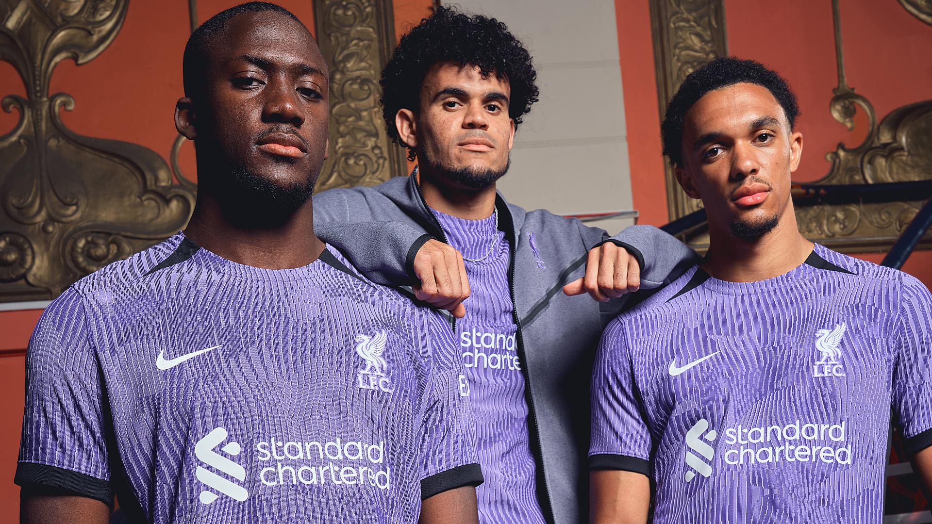 Liverpool FC unveils 2021/22 third kit inspired by famous Kop