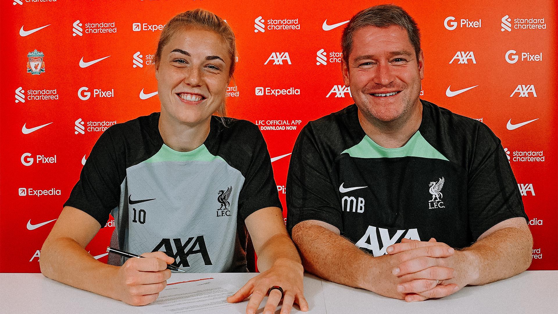 🚨TRANSFER NEWS🚨 Liverpool announce the signing of Sophie Roman Haug😉  Thoughts on the signing?🔥