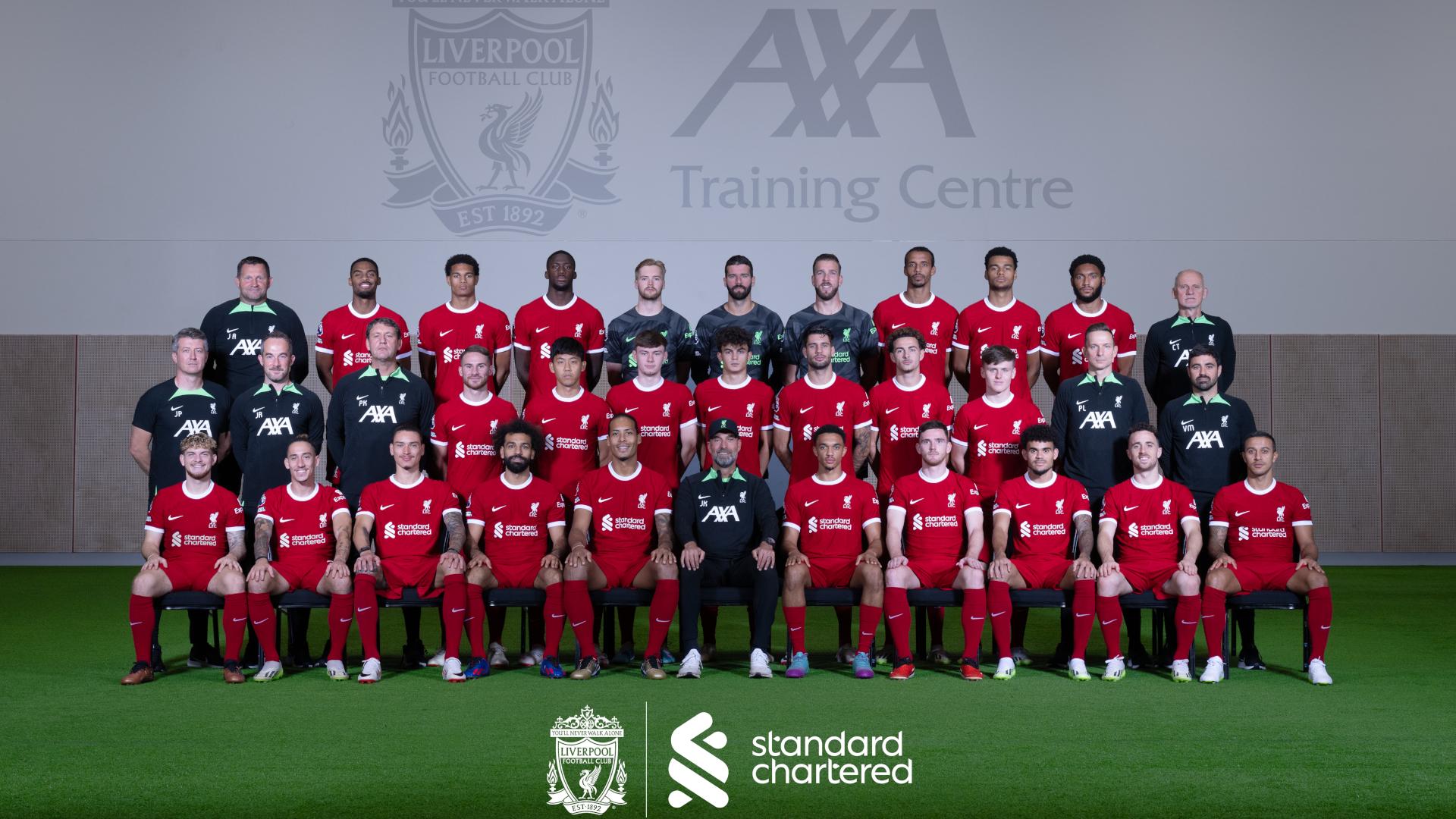 Liverpool's new official men's squad photo for 2023-24 ...