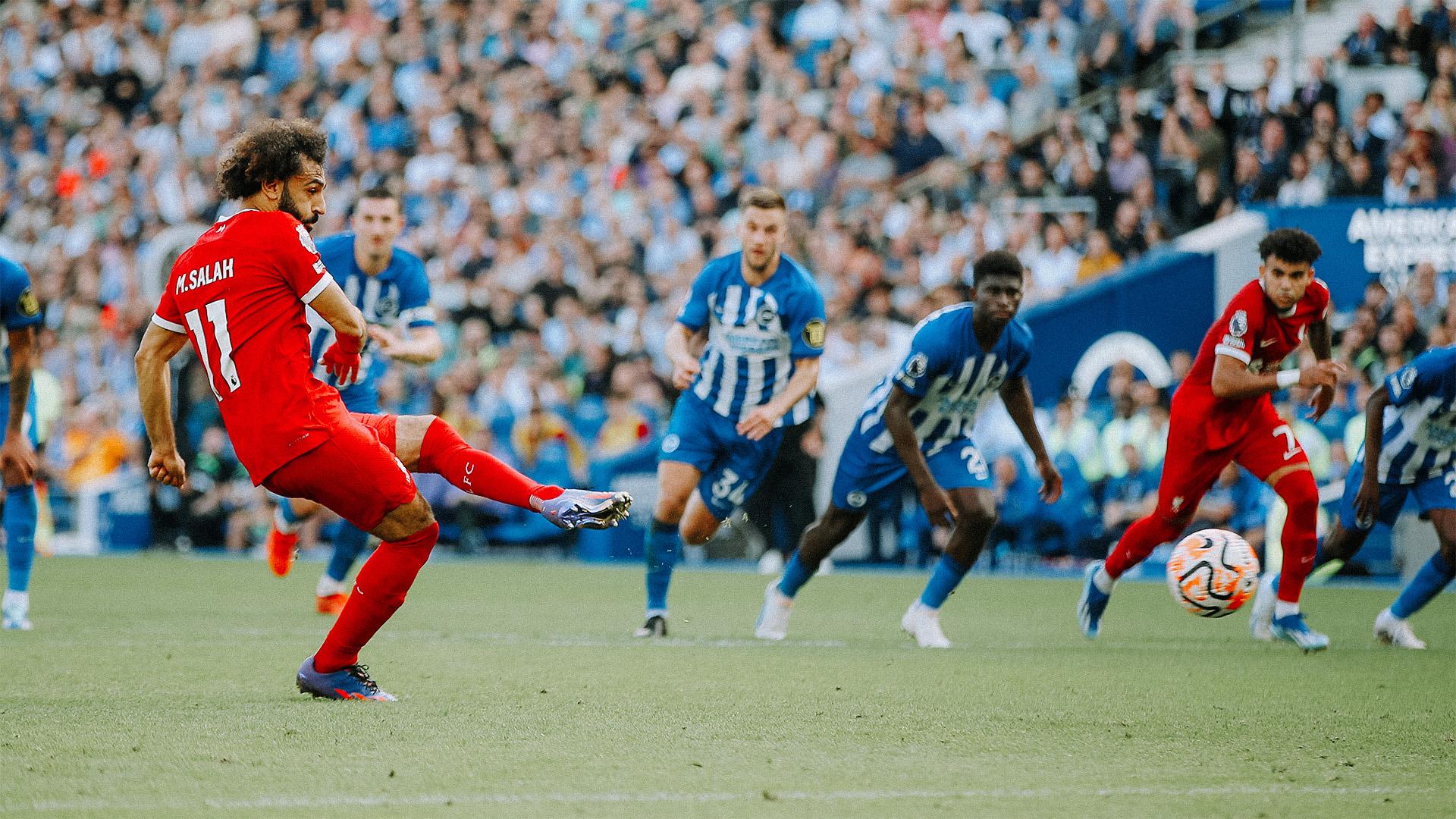 🔥 Salah vira em 6 mins, mas Liverpool deixa Brighton empatar