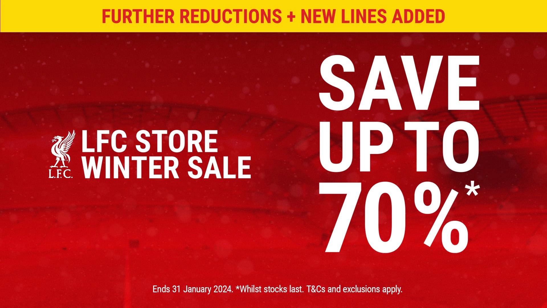 Liverpool fc hot sale store sale