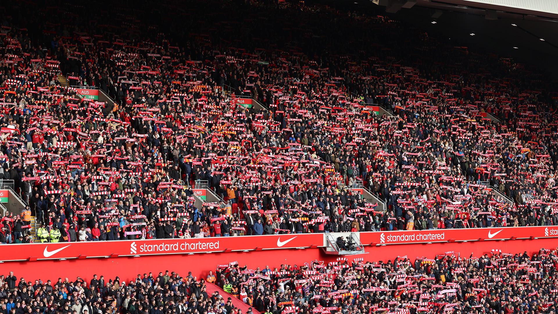 New Anfield league attendance record set - Liverpool FC