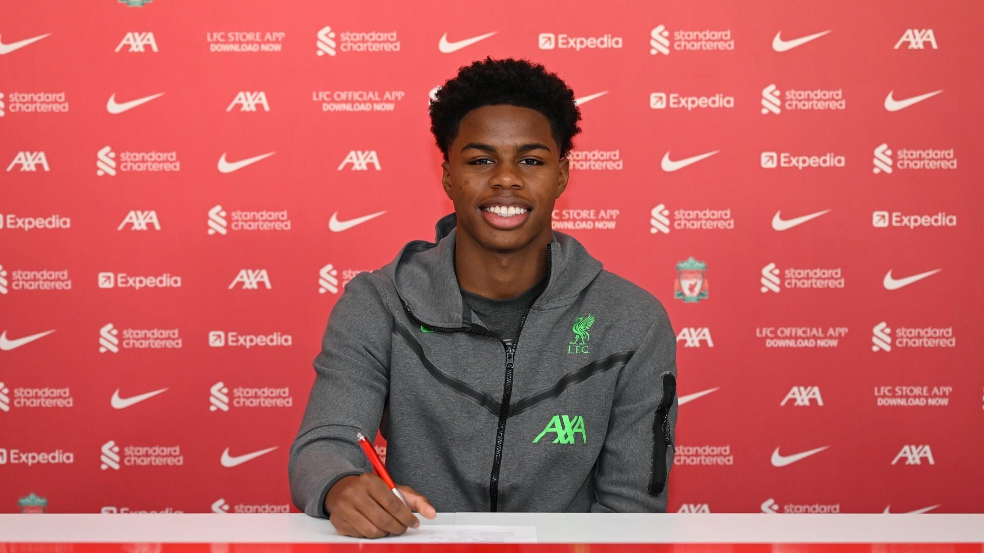 Keyrol Figueroa signs first professional contract with Liverpool FC -  Liverpool FC
