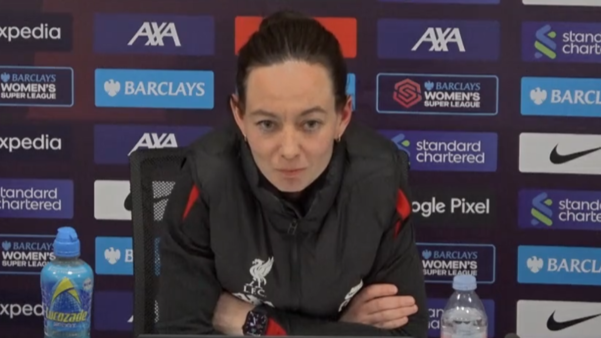 LFC女子対アストン・ヴィラ戦に先立つアンバー・ホワイトリーの