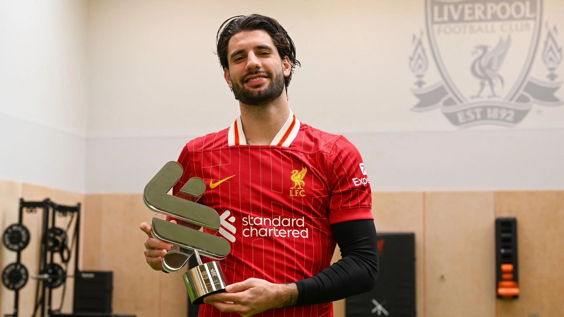 リバプール ホームジャージ SZOBOSZLAI 8 番 M サイズ Adidas