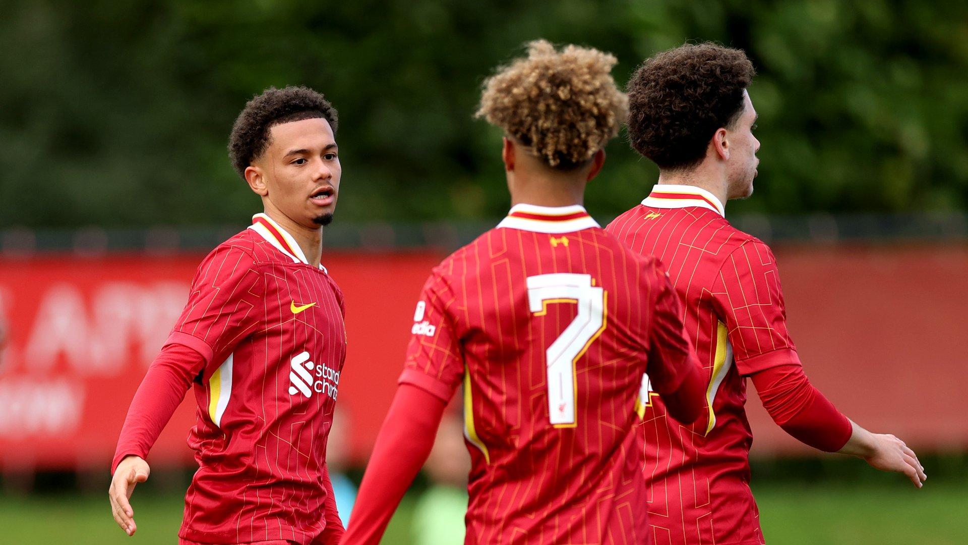 リバプールU21が親善試合でブラックバーン・ローバーズを2-1で破った