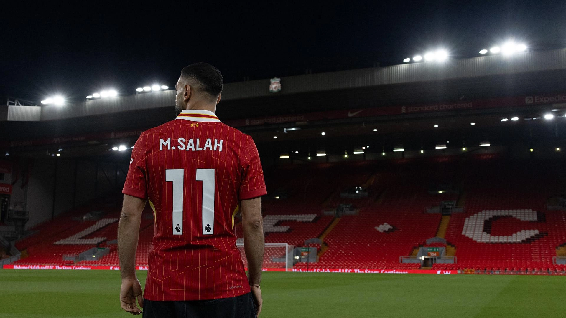 プレミアムリーグリバプールM.Salah 11 L.F.C. モハメドサラー Mo Salah LFC Shirts & Souvenirs | Mohammed Salah LFC