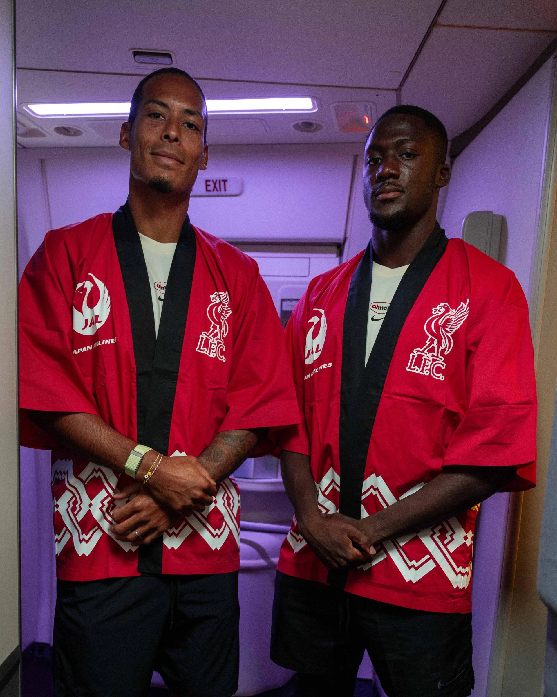 Reds recreate iconic Beatles happi coat photo upon arrival in