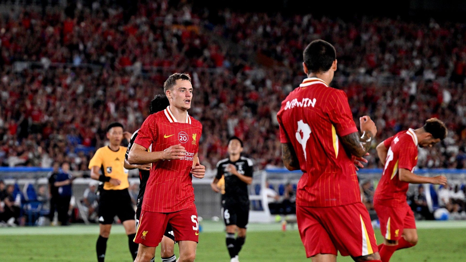 Wirtz segna ed Ekitike debutta quando il Liverpool batte Yokohama