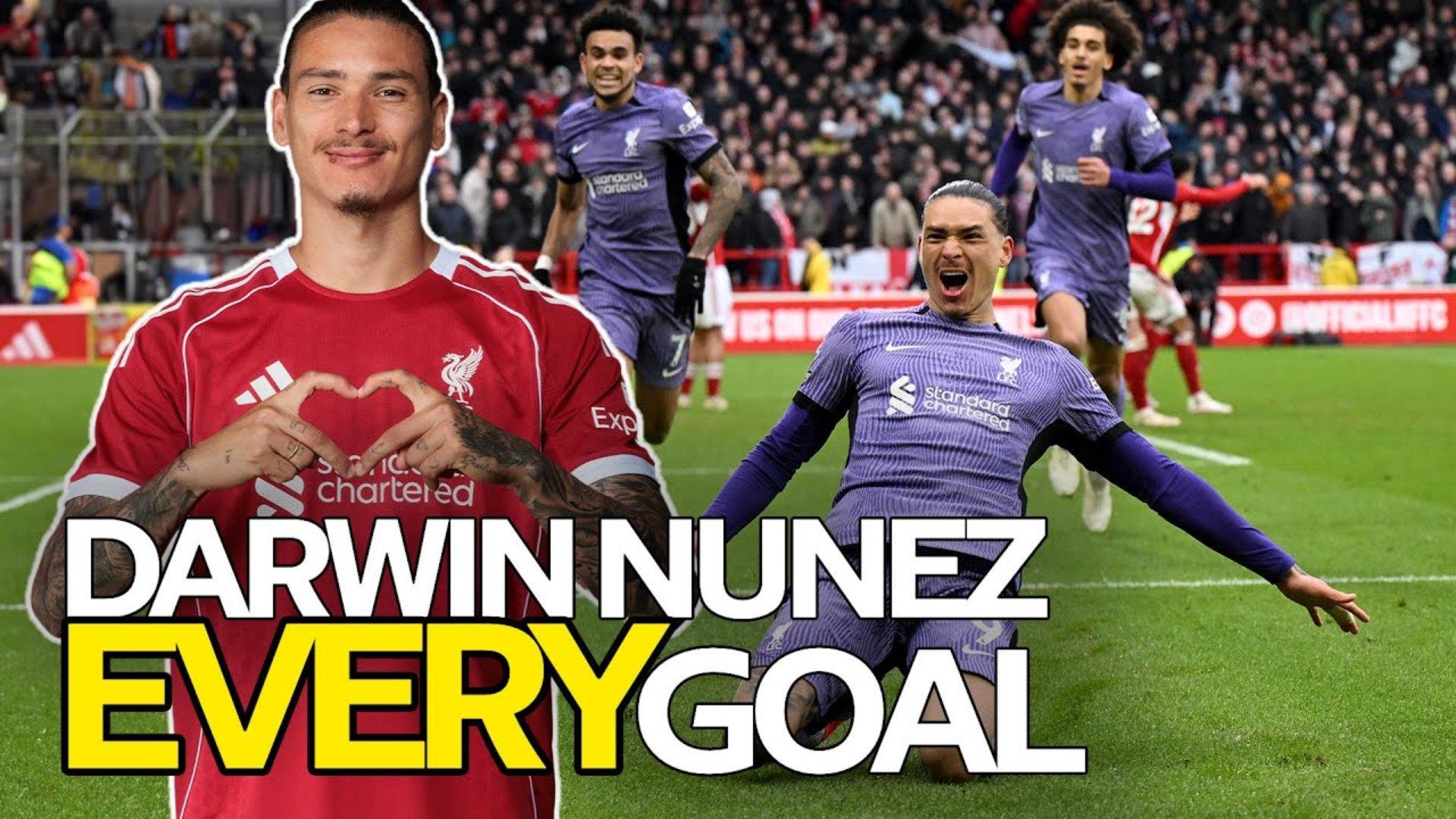 ダーウィン・ヌニェスがリバプールで得点したすべてのゴールを観よう