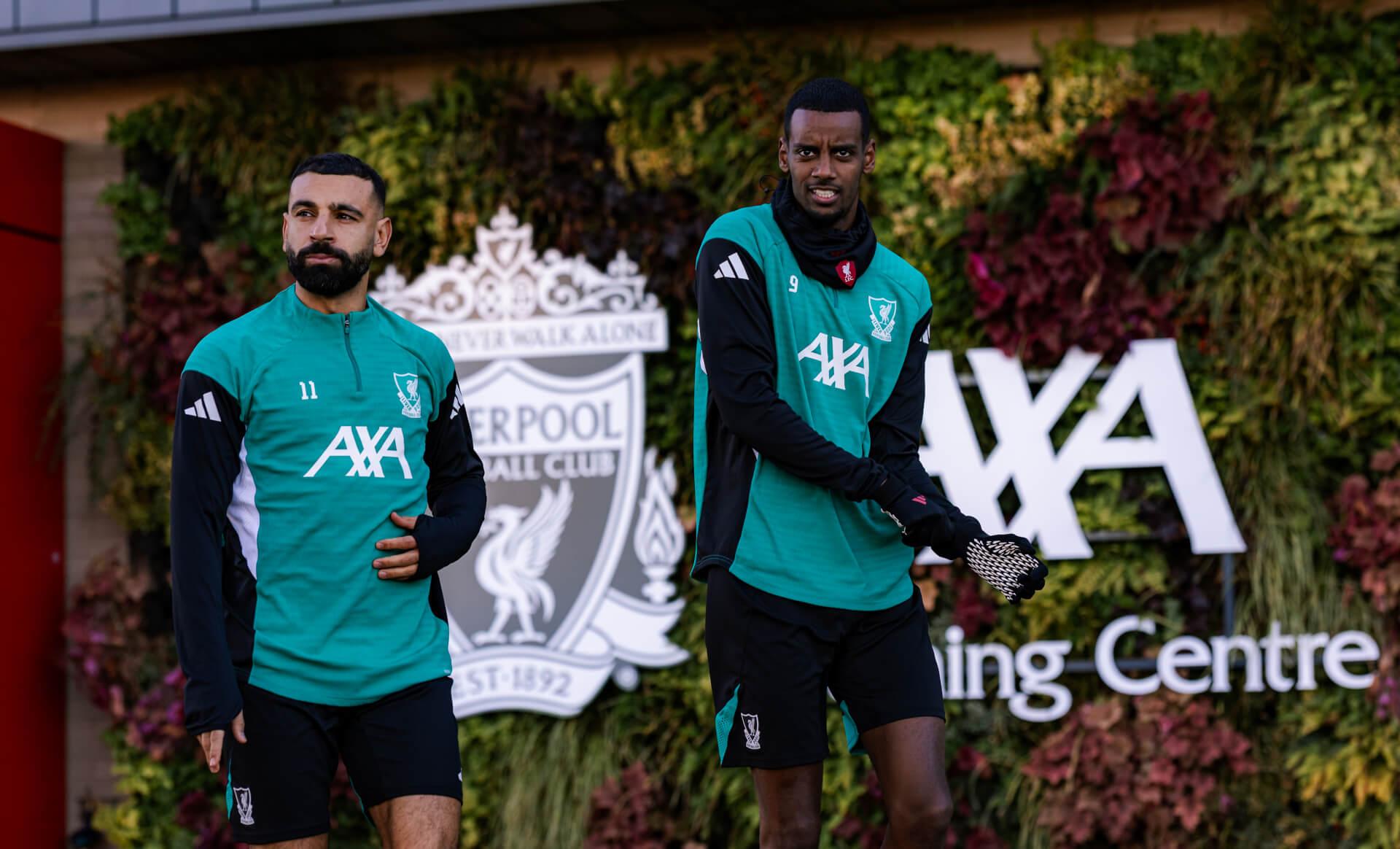 トレーニング写真：リバプールがPSVアイントホーフェンとのUCL引き分け