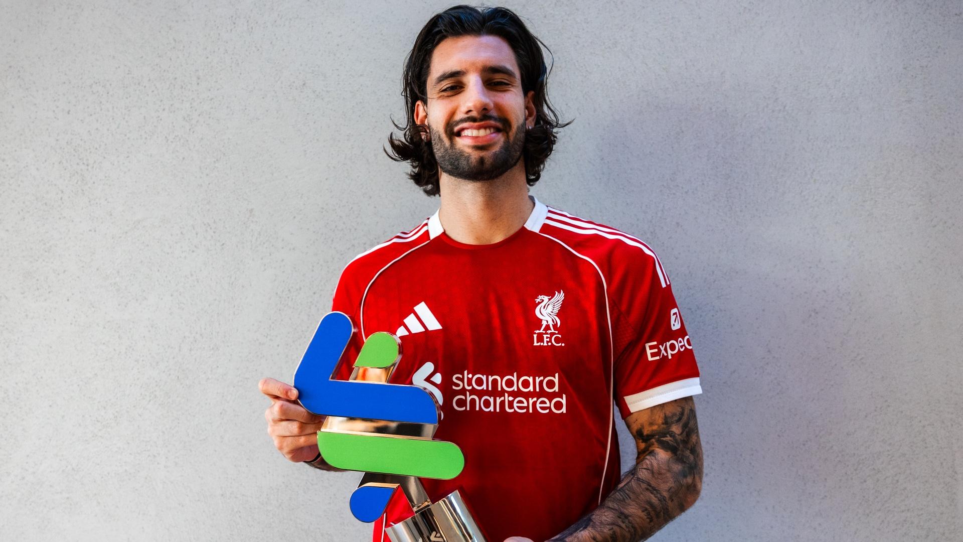Dominik Szoboszlai eleito o Jogador do Mês do Liverpool em