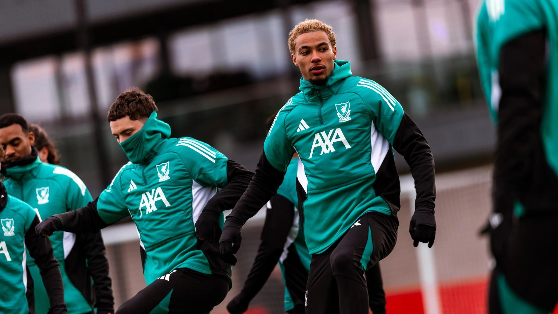 ライブトレーニング写真:リバプール、チャンピオンズリーグの