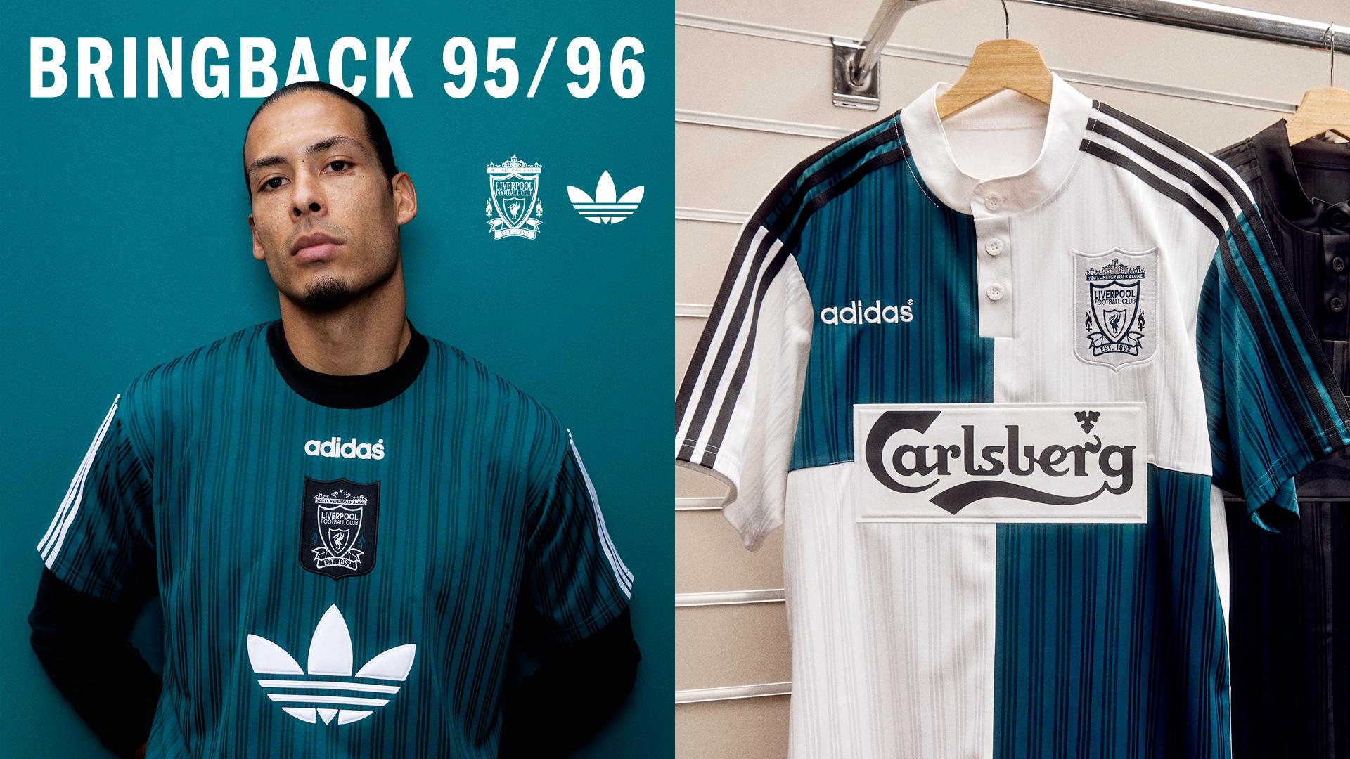 LFCとアディダスが新しいヘリテージコレクションで90年代のクラシック