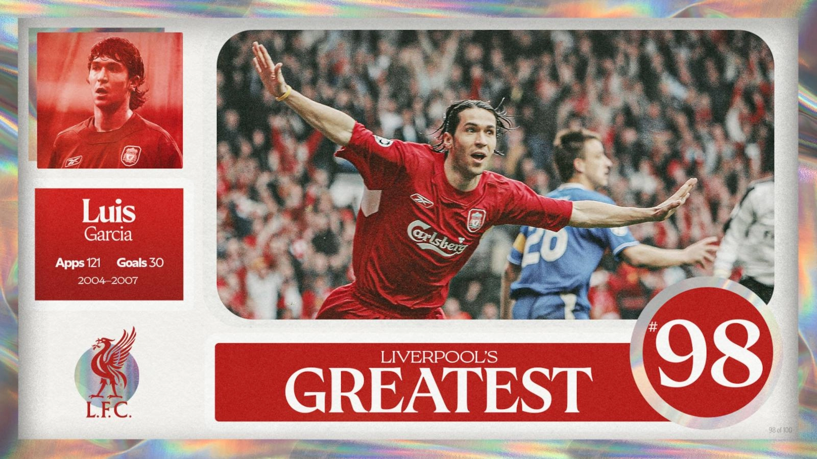 リバプールズ・グレイテスト-No.98: ルイス・ガルシア - Liverpool FC リバプールズ・グレイテスト-No.98: ルイス・ガルシア - Liverpool FC