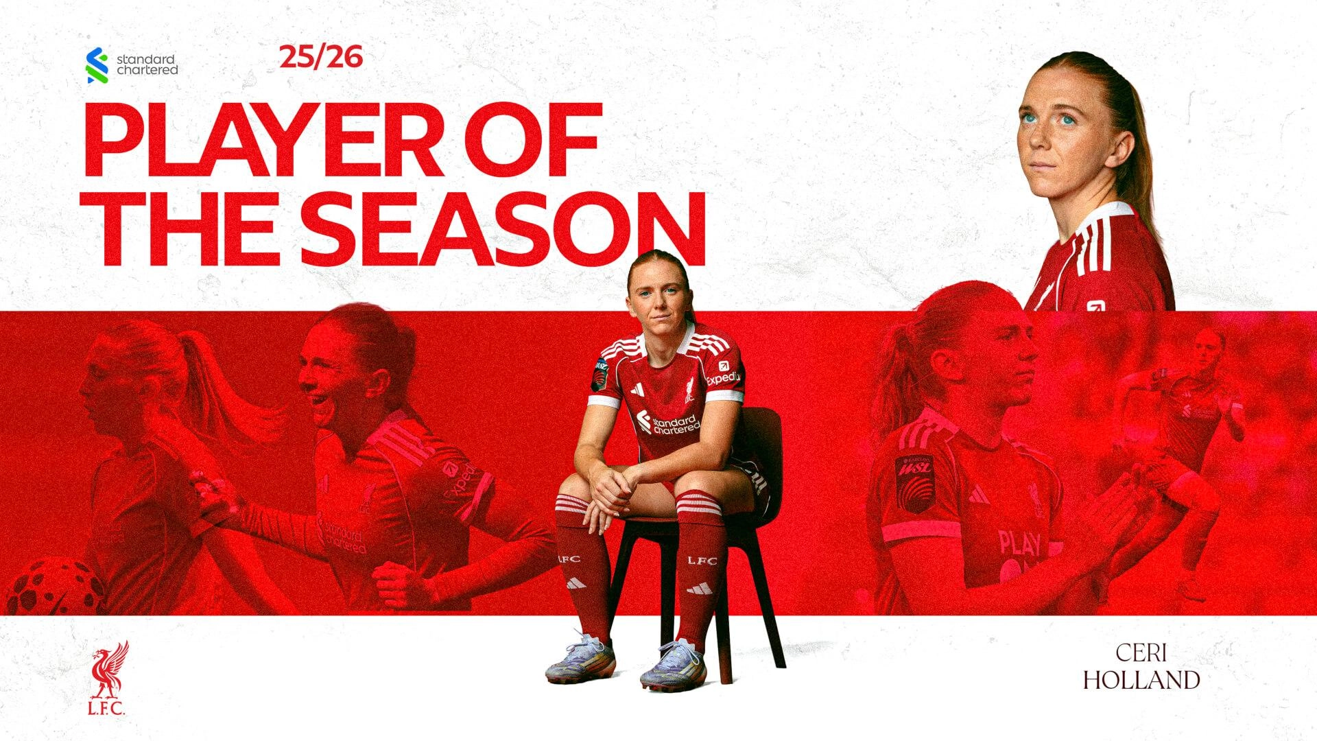 リバプール 女子選手 サイン入りジャージ セリ・ホランドがリバプールFC女子シーズン最優秀選手に選ばれました