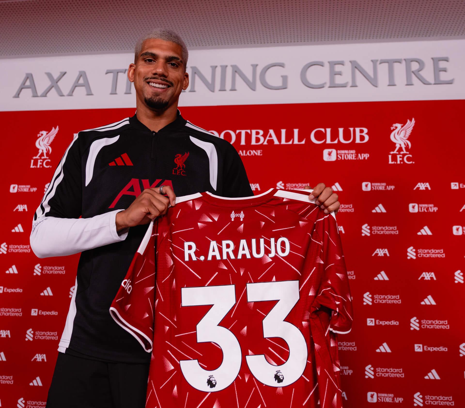 Ronald Araujo's Liverpool shirt number revealed - Liverpool FC