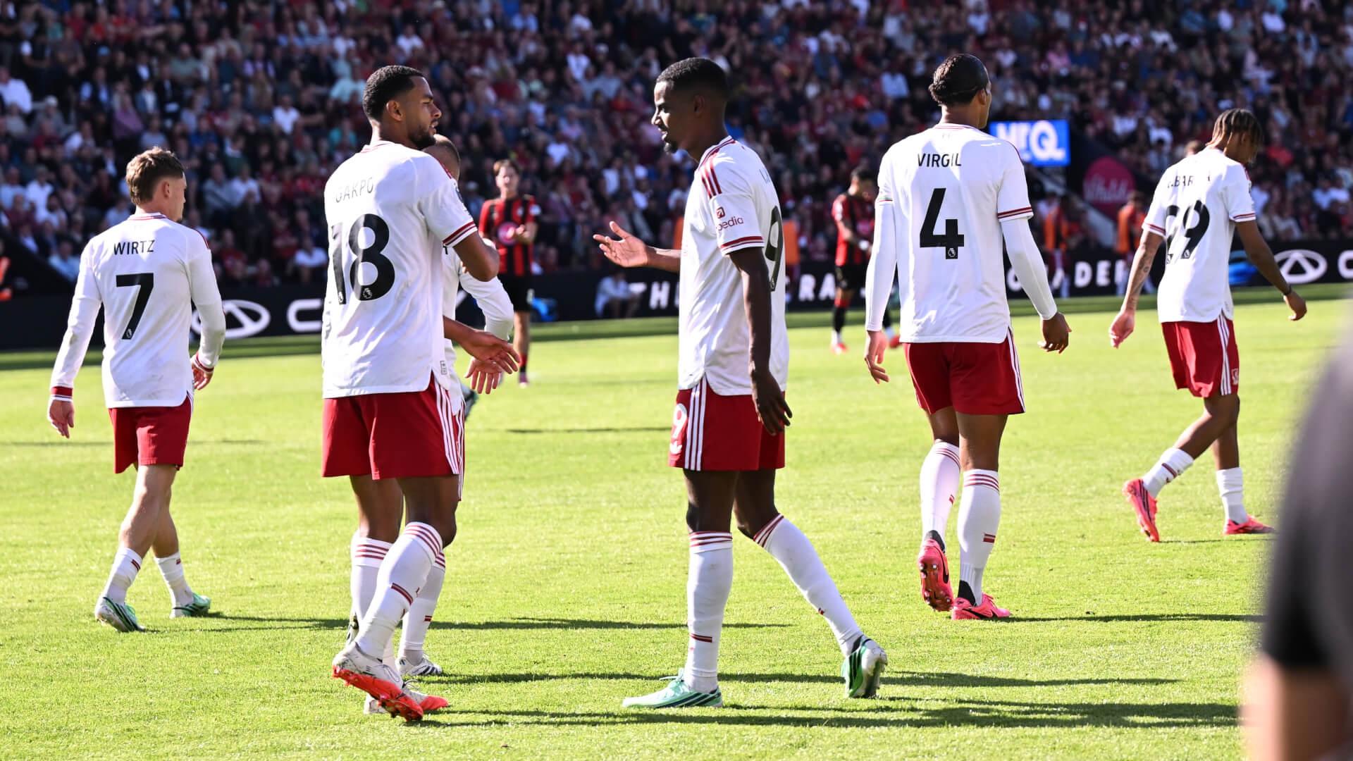 Who was Liverpool's Player of the Match v Bournemouth?