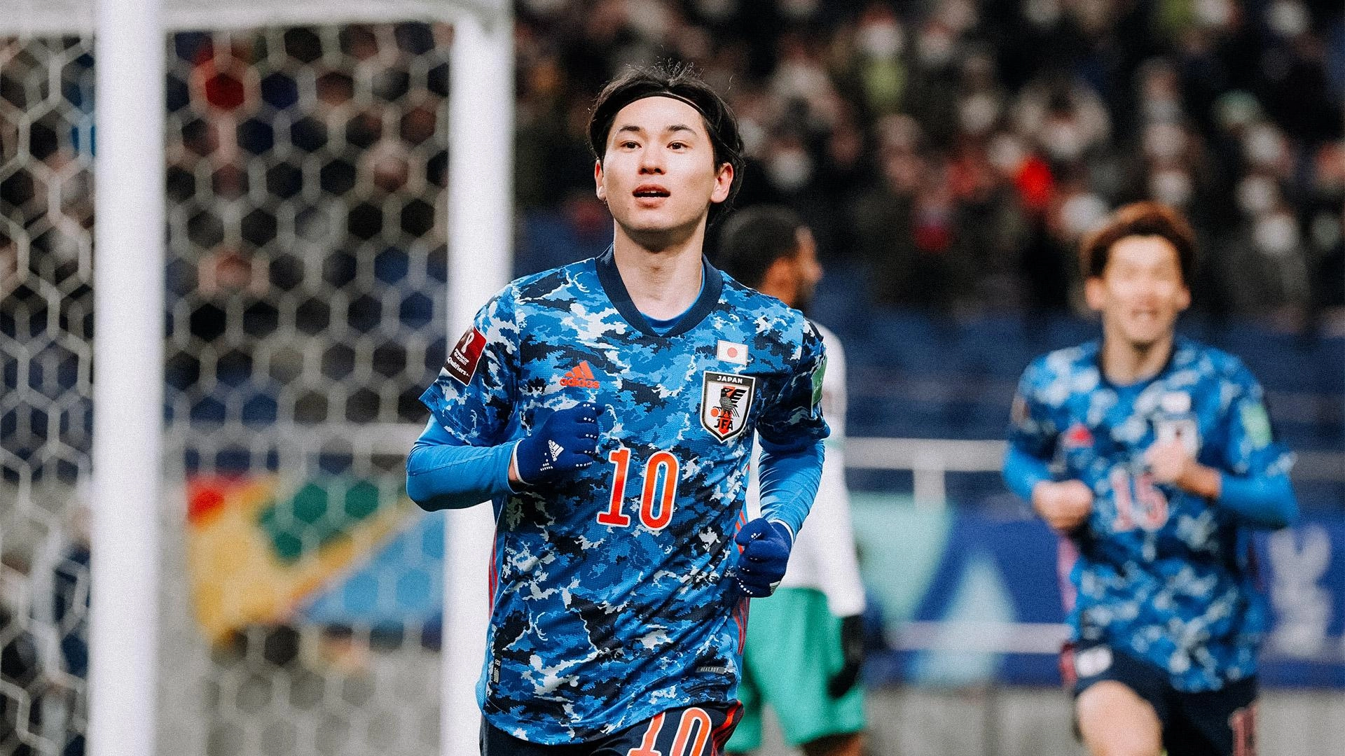 Liverpool FC — Takumi Minamino scores in Japan's World Cup qualifying win