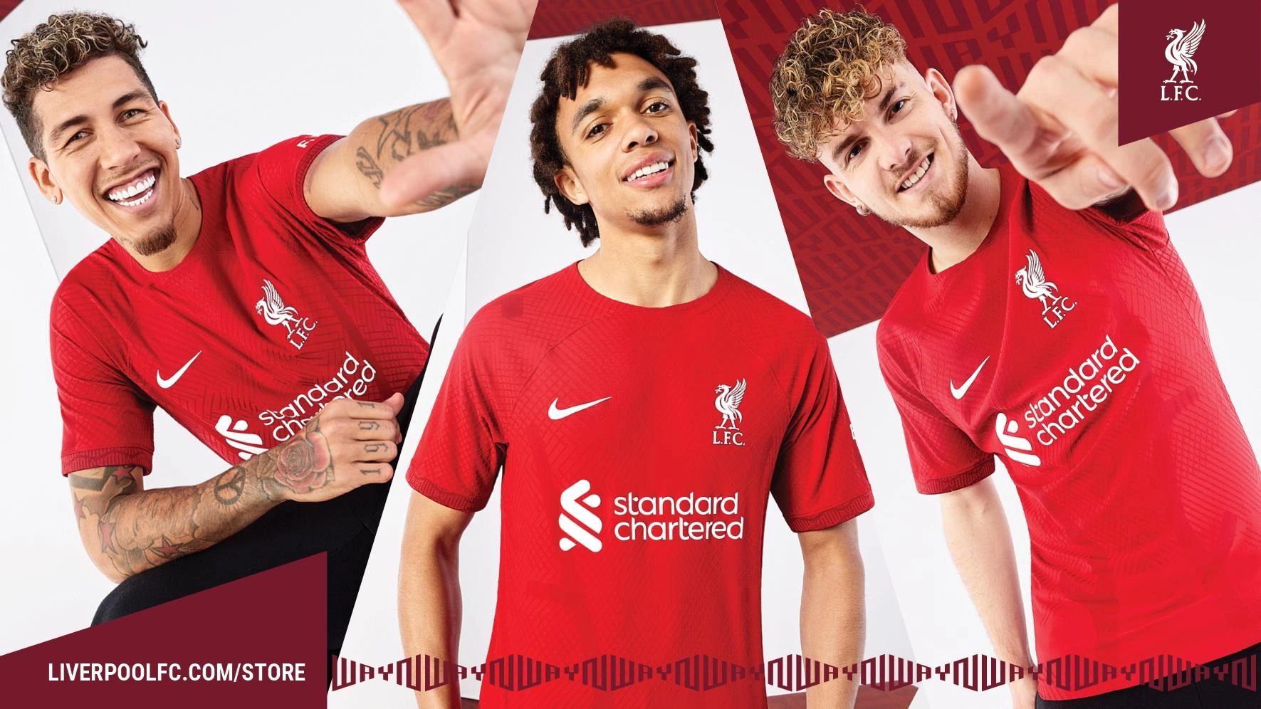 Reds players try out new Nike home kit - Liverpool FC