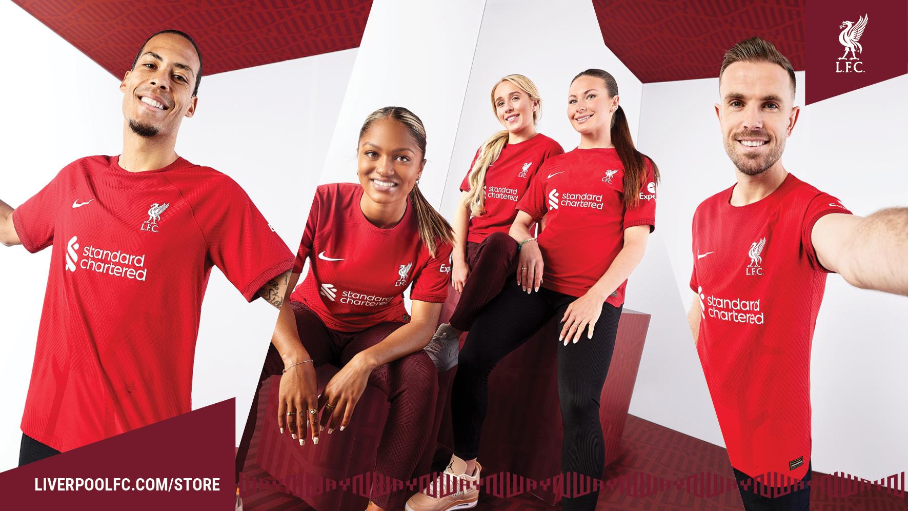 Liverpool fc home outlet shirt