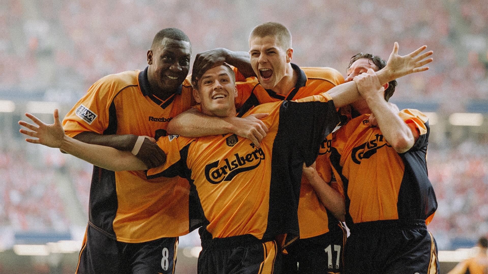 オンライン販促品 Liverpool リバプールFC FAカップファイナル2001
