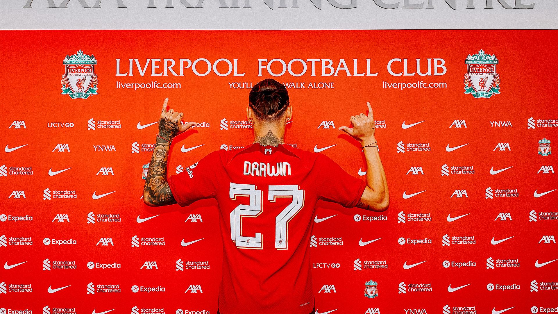 Aan verliezen vriendschap Liverpool FC — Revealed: Darwin Nunez's Liverpool shirt number