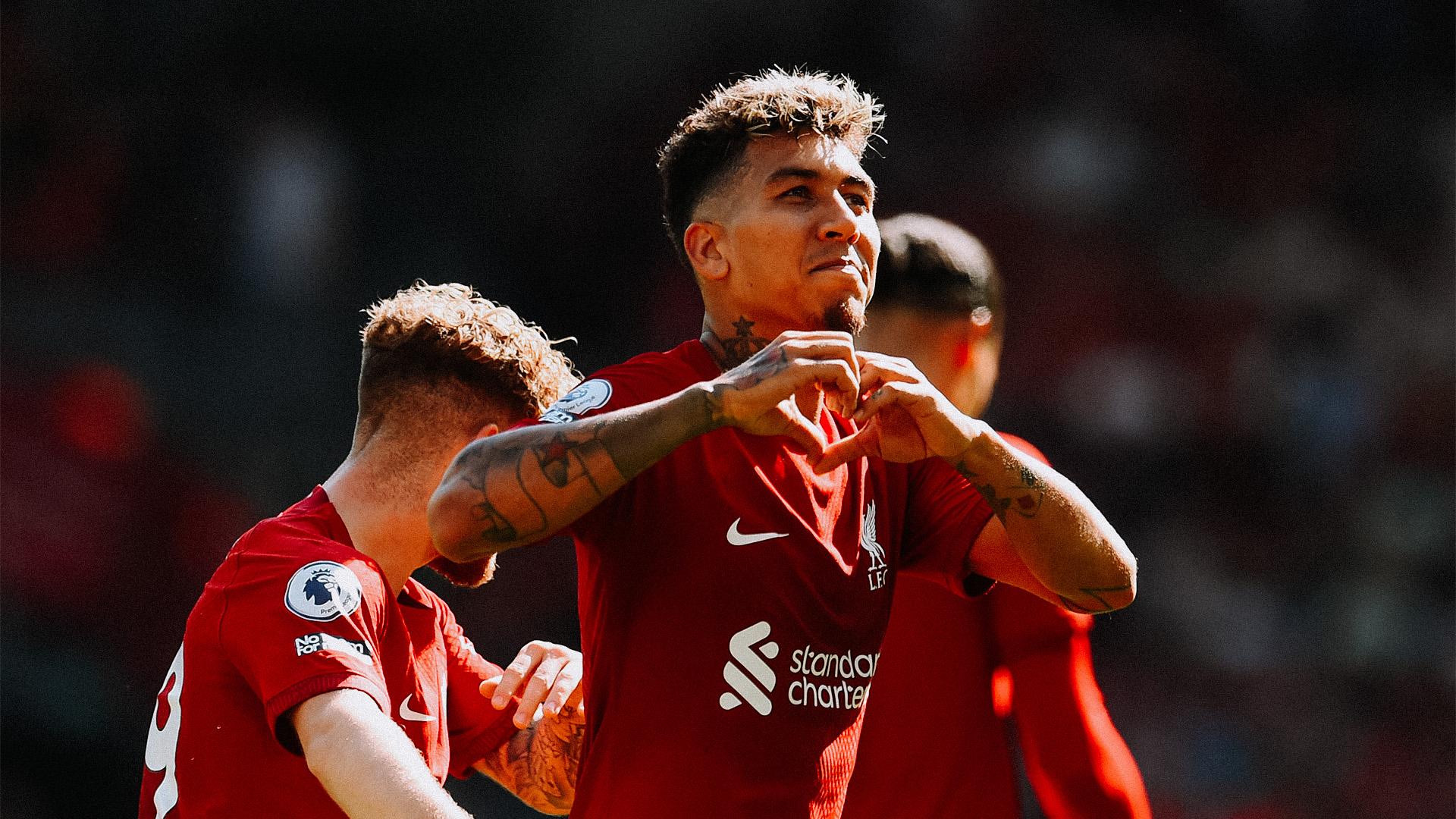 Liverpool FC — Watch Roberto Firmino's 100 goals for Liverpool Liverpool FC — Watch Roberto Firmino's 100 goals for Liverpool