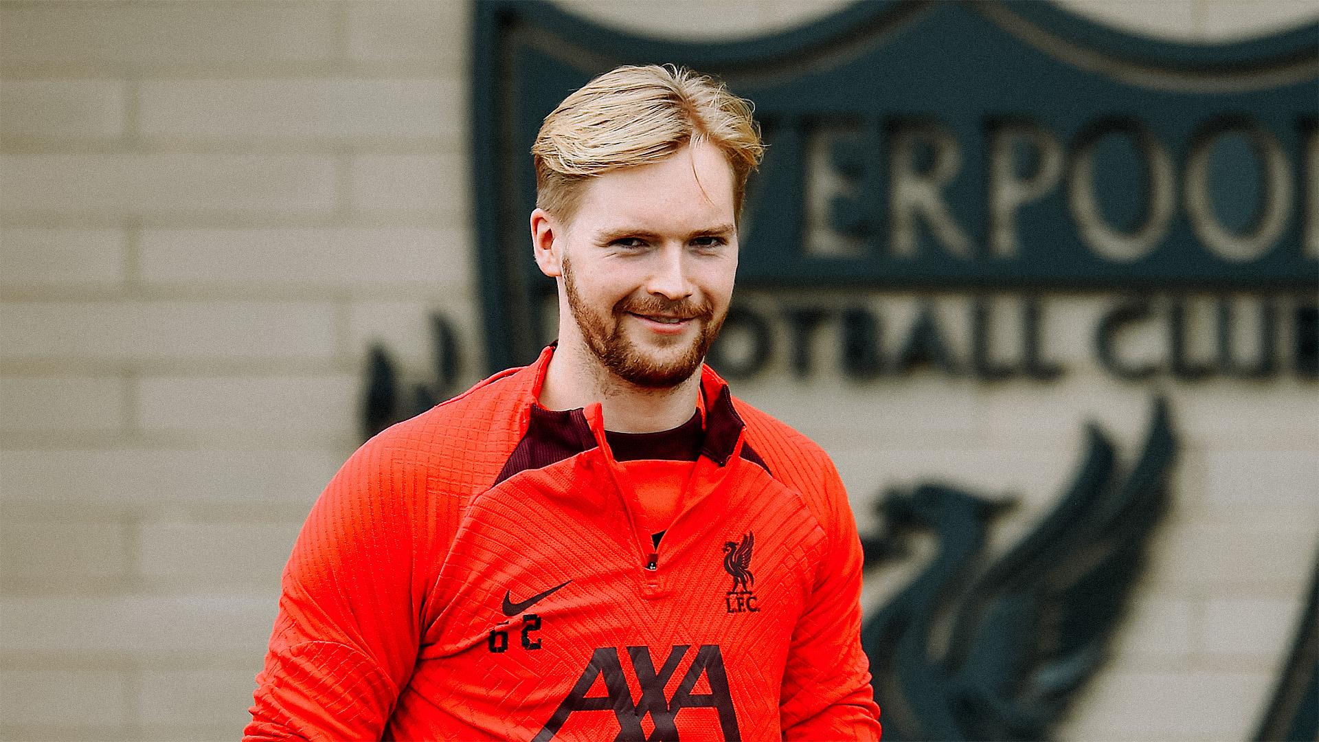 Liverpool goalie Caoimhin Kelleher talks about the attacking options at the Reds' disposal. 