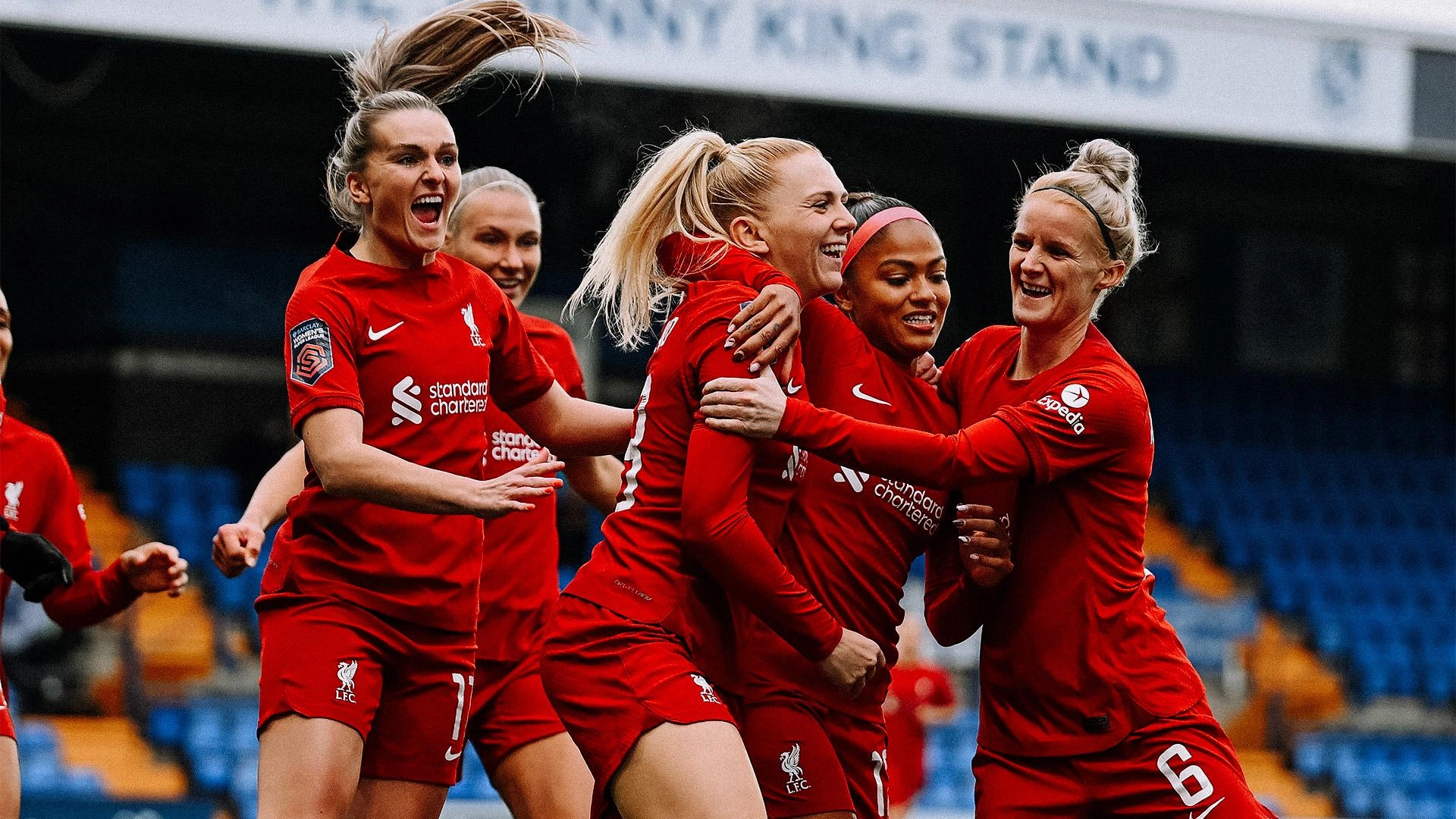 Liverpool FC Women's Pre-Match Short-Sleeve Soccer Top.