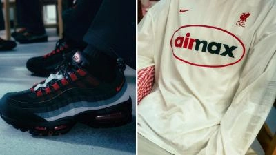 【新品】 リバプールFC エアーマックス ダグアウトジャケット AirMax L 新品】 リバプールFC エアーマックス ダグアウトジャケット