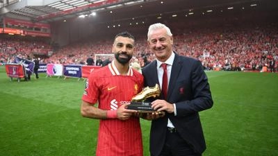 モハメド・サラが2024-25年のプレミアリーグのゴールデンブーツで優勝