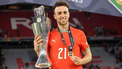 【正規品/新品タグ付】 ポルトガル代表 2025 1st #21 DIOGO J ディオゴ・ジョタがポルトガル代表とUEFAネイションズリーグで優勝