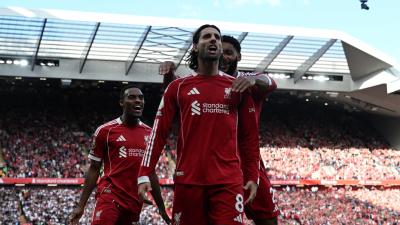 ドミニク・ソボスライの素晴らしい後半フリーキックでリバプールがアン